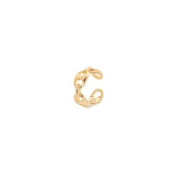 Orecchino Ear cuff mini cerchio maglie marinare Rania - Oro