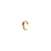 Orecchino Ear cuff mini cerchio a treccia Rania - Rosso