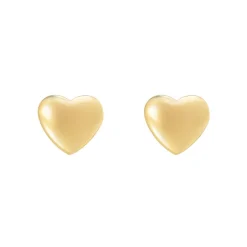 Piccoli orecchini a cuore Rania - Oro