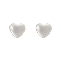 Piccoli orecchini a cuore Rania - Argento