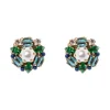 Piccoli orecchini a fiore Sirens - Blu