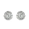 Piccoli orecchini con zirconi Pearl - Bianco