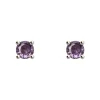 Piccoli orecchini punto luce Kristall - Viola